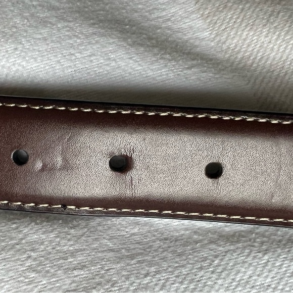 Large men’s belt reversible black and brown - Picture 7 of 8